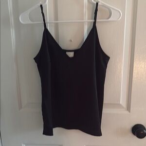 A New Day Black Fitted Cut Out Camisole